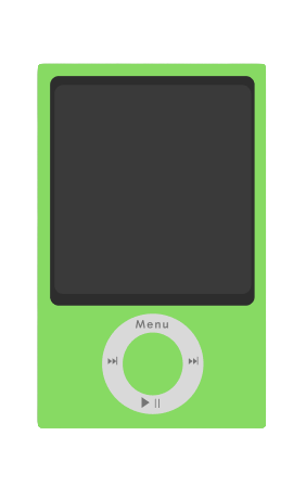 green apple ipod touch